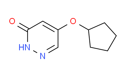 CAS No. 1346697-83-3, 5-(cyclopentyloxy)pyridazin-3(2H)-one