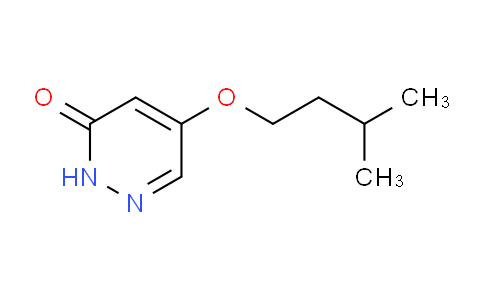 CAS No. 1346697-76-4, 5-(isopentyloxy)pyridazin-3(2H)-one