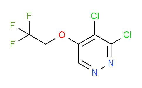 CAS No. 1346698-20-1, 3,4-dichloro-5-(2,2,2-trifluoroethoxy)pyridazine