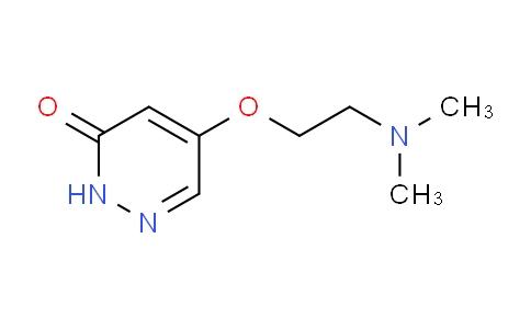 CAS No. 1346697-97-9, 5-(2-(dimethylamino)ethoxy)pyridazin-3(2H)-one