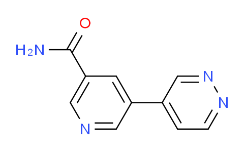 CAS No. 1346687-47-5, 5-(pyridazin-4-yl)nicotinamide