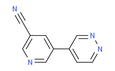 CAS No. 1346687-48-6, 5-(pyridazin-4-yl)nicotinonitrile
