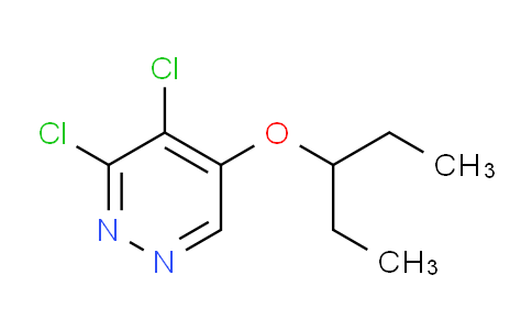 CAS No. 1346698-09-6, 3,4-dichloro-5-(pentan-3-yloxy)pyridazine