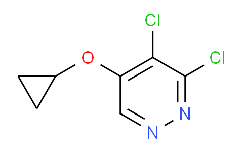 CAS No. 1346698-10-9, 3,4-Dichloro-5-cyclopropoxypyridazine
