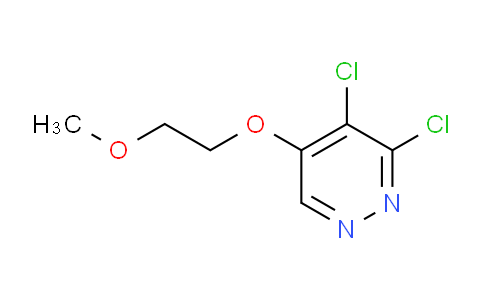 CAS No. 1346698-22-3, 3,4-dichloro-5-(2-methoxyethoxy)pyridazine