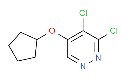CAS No. 1346698-12-1, 3,4-dichloro-5-(cyclopentyloxy)pyridazine