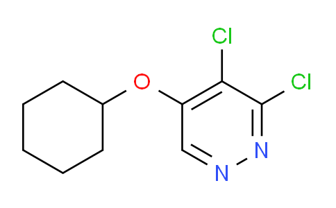 CAS No. 1346698-13-2, 3,4-dichloro-5-(cyclohexyloxy)pyridazine