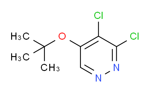 CAS No. 1346698-03-0, 5-(tert-butoxy)-3,4-dichloropyridazine