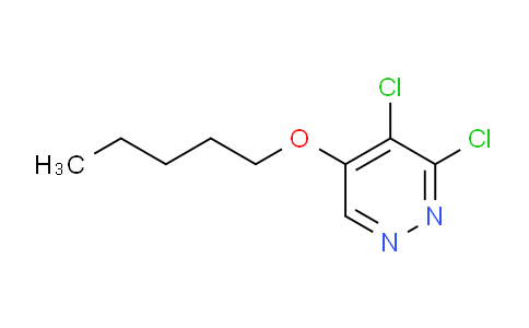 CAS No. 1346698-04-1, 3,4-dichloro-5-(pentyloxy)pyridazine