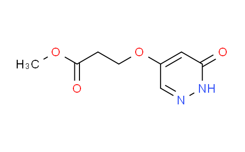 CAS No. 1346697-93-5, methyl 3-((6-oxo-1,6-dihydropyridazin-4-yl)oxy)propanoate