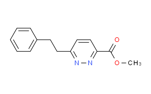 CAS No. 142054-81-7, methyl 6-phenethylpyridazine-3-carboxylate