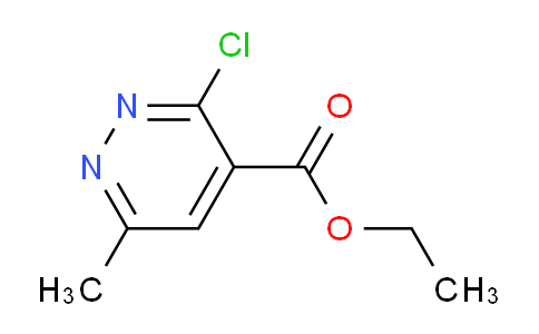 CAS No. 1445-53-0, ethyl 3-chloro-6-methylpyridazine-4-carboxylate