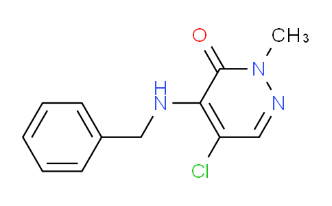 CAS No. 91736-88-8, 4-(benzylamino)-5-chloro-2-methylpyridazin-3(2H)-one