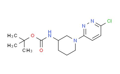 CAS No. 939986-08-0, tert-butyl (1-(6-chloropyridazin-3-yl)piperidin-3-yl)carbamate