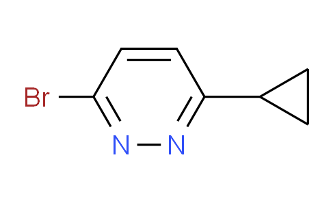 CAS No. 1046816-40-3, 3-Bromo-6-cyclopropyl-pyridazine