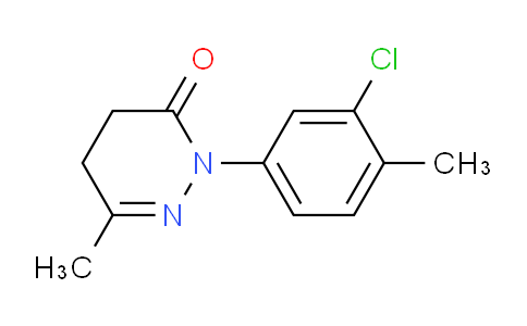 CAS No. 1049806-11-2, 2-(3-chloro-4-methylphenyl)-6-methyl-4,5-dihydropyridazin-3(2H)-one