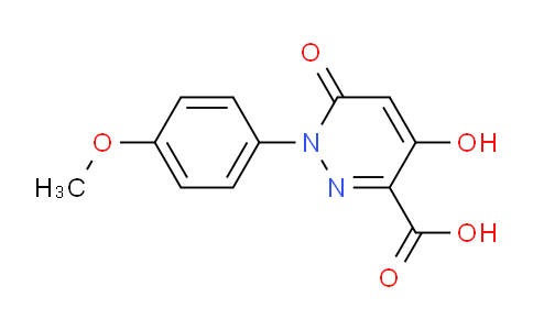 CAS No. 121582-69-2, 4-Hydroxy-1-(4-methoxyphenyl)-6-oxo-1,6-dihydro-3-pyridazinecarboxylic acid
