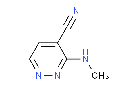 CAS No. 1256268-95-7, 3-(Methylamino)pyridazine-4-carbonitrile
