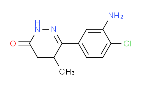 CAS No. 124939-47-5, 6-(3-amino-4-chlorophenyl)-5-methyl-4,5-dihydropyridazin-3(2H)-one