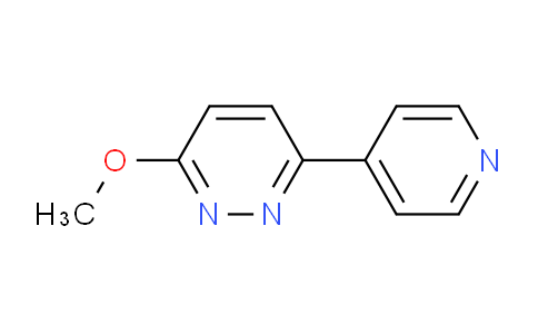 CAS No. 869852-08-4, 3-methoxy-6-(pyridin-4-yl)pyridazine