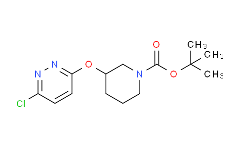 CAS No. 939986-59-1, tert-butyl 3-((6-chloropyridazin-3-yl)oxy)piperidine-1-carboxylate