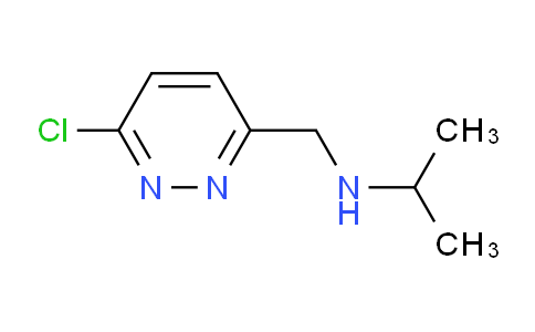 CAS No. 1289386-36-2, N-((6-chloropyridazin-3-yl)methyl)propan-2-amine