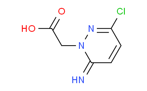 CAS No. 127566-18-1, 2-(3-chloro-6-iminopyridazin-1(6H)-yl)acetic acid