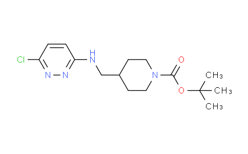 CAS No. 544696-24-4, tert-butyl 4-(((6-chloropyridazin-3-yl)amino)methyl)piperidine-1-carboxylate