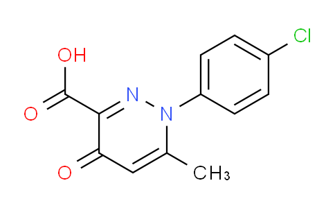 CAS No. 68254-10-4, 1-(4-chlorophenyl)-6-methyl-4-oxo-1,4-dihydropyridazine-3-carboxylic acid