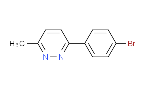 CAS No. 100677-88-1, 3-(4-Bromophenyl)-6-methylpyridazine