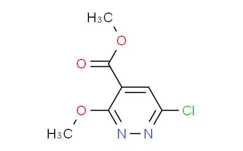 CAS No. 1591827-16-5, Methyl 6-chloro-3-methoxypyridazine-4-carboxylate
