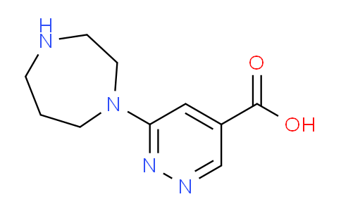 CAS No. 1706459-68-8, 6-(1,4-Diazepan-1-yl)pyridazine-4-carboxylic acid