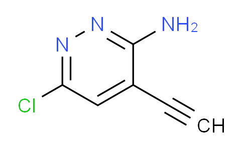 CAS No. 1425334-86-6, 6-Chloro-4-ethynylpyridazin-3-amine