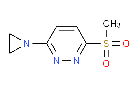 CAS No. 90000-77-4, 3-(Aziridin-1-yl)-6-(methylsulfonyl)pyridazine