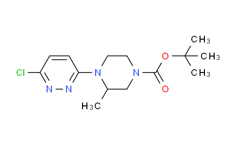 CAS No. 1289385-71-2, tert-butyl 4-(6-chloropyridazin-3-yl)-3-methylpiperazine-1-carboxylate