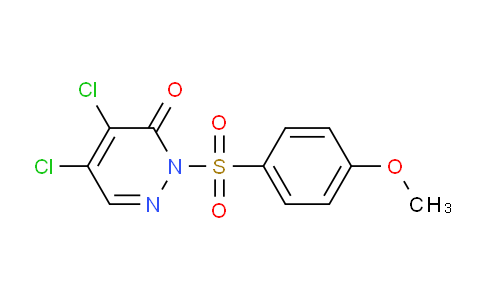 DY736927 | 155164-59-3 | 4,5-dichloro-2-((4-methoxyphenyl)sulfonyl)pyridazin-3(2H)-one