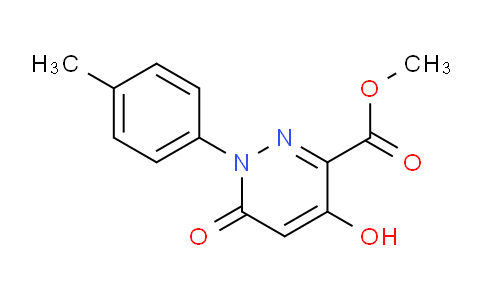 CAS No. 338751-70-5, Methyl 4-hydroxy-6-oxo-1-(p-tolyl)-1,6-dihydropyridazine-3-carboxylate