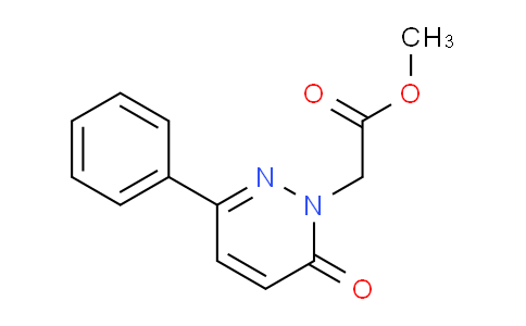 CAS No. 853319-62-7, Methyl 2-(6-oxo-3-phenylpyridazin-1(6H)-yl)acetate