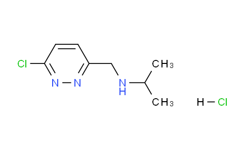 CAS No. 1353977-63-5, N-((6-chloropyridazin-3-yl)methyl)propan-2-amine hydrochloride
