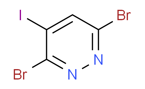 CAS No. 1424016-60-3, 3,6-Dibromo-4-iodopyridazine