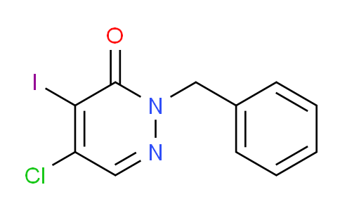 CAS No. 1345839-70-4, 2-Benzyl-5-chloro-4-iodopyridazin-3(2H)-one