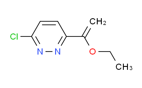 CAS No. 479628-47-2, 3-Chloro-6-(1-ethoxyvinyl)pyridazine