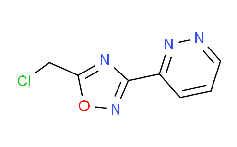 CAS No. 1936579-01-9, 5-(Chloromethyl)-3-(pyridazin-3-yl)-1,2,4-oxadiazole