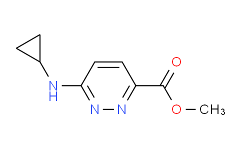 CAS No. 1183253-21-5, Methyl 6-(Cyclopropylamino)pyridazine-3-carboxylate