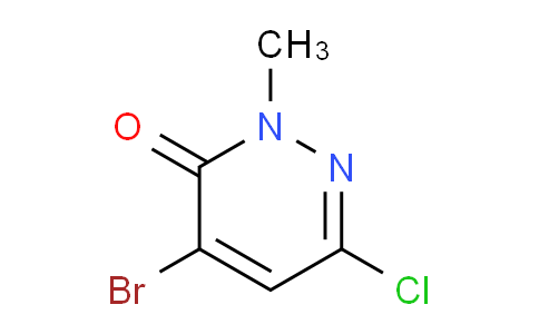 CAS No. 1178884-53-1, 4-bromo-6-chloro-2-methylpyridazin-3-one