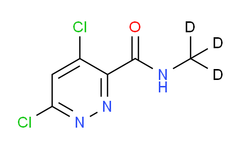 CAS No. 1609393-89-6, 3-Pyridanzinecarboxamide,4,6-dichloro-N-(methyl-d3)