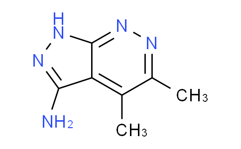 CAS No. 120641-16-9, 4,5-dimethyl-1H-pyrazolo[3,4-c]pyridazin-3-amine