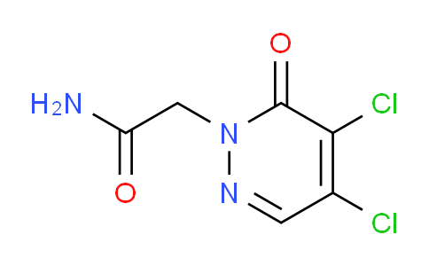 CAS No. 17284-92-3, 2-(4,5-dichloro-6-oxo-1,6-dihydropyridazin-1-yl)acetamide