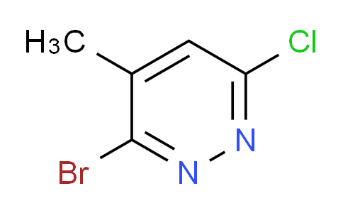 CAS No. 89283-90-9, 3-bromo-6-chloro-4-methylpyridazine