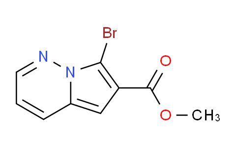 CAS No. 1843190-78-2, Pyrrolo[1,2-b]pyridazine-6-carboxylic acid, 7-bromo-, methyl ester